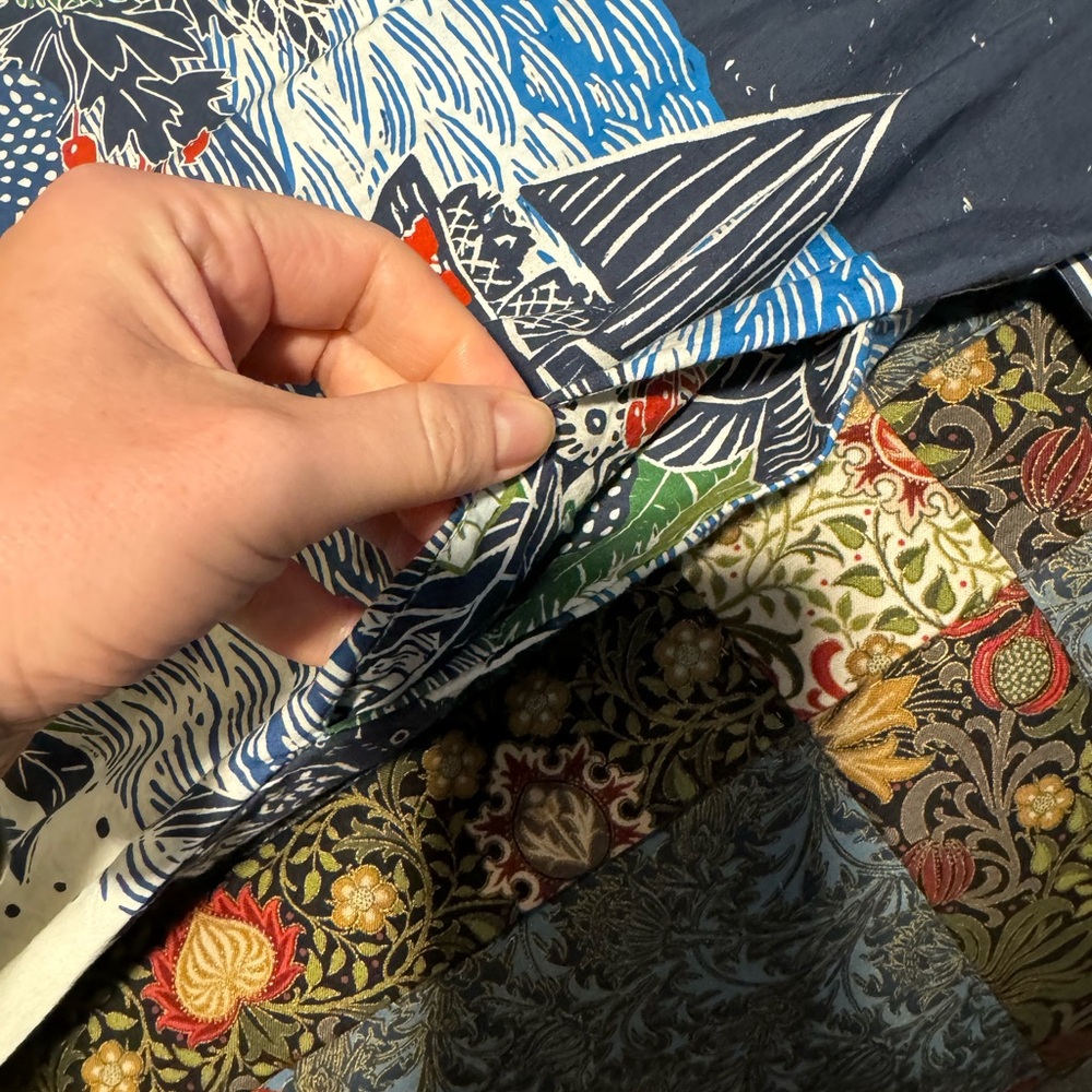 FARM Rio Multicolor Printed Maxi Dress with Navy Accents - Picture 8 of 13